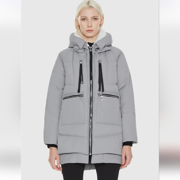Orolay Women's Thickening Down Jacket - gray - Picture 1 of 16